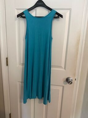The Royal Standard - Sleeveless Turquoise Maxi Dress - Classic A-Line